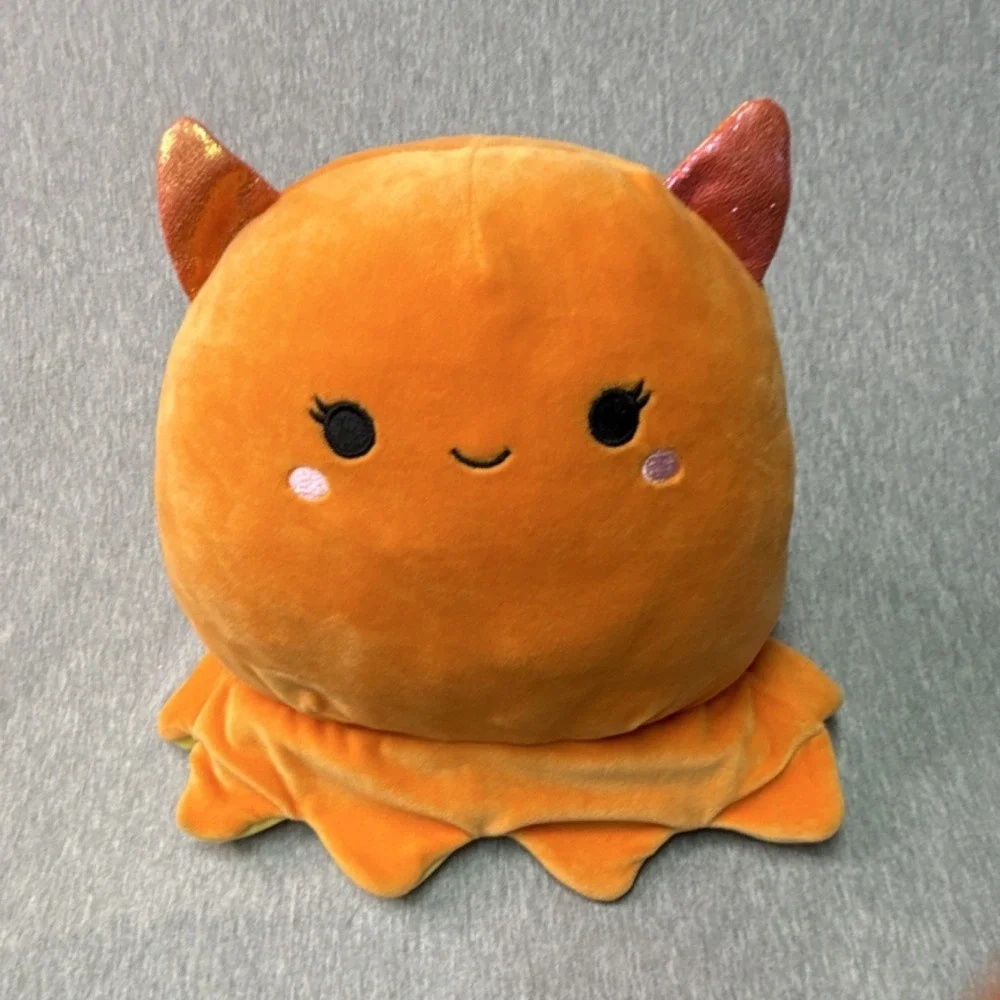 Squishmallows Orange Yellow Plush Stuffed Animal with Cat Ears